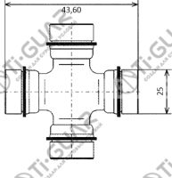 Крестовина TG-CJCS048/G7 * Ti•GUAR