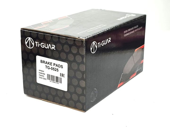 Тормозные колодки TG-0525/PN0538* Ti·GUAR Тормозные колодки TG-0525/PN0538* Ti·GUAR